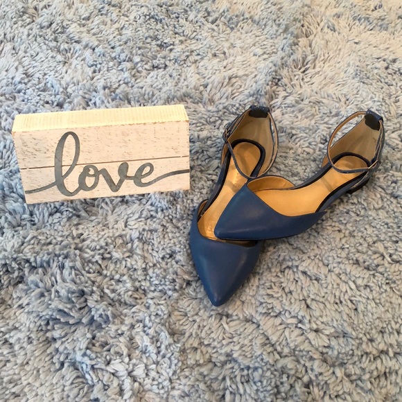 H by Halston Shoes - H by Halston flats with ankle strap